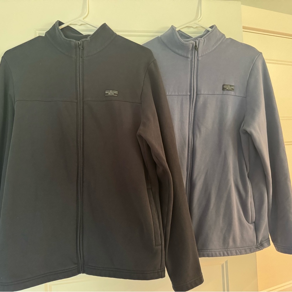 Travis Mathew Jacket lot of 2 Fleece Full Zip size Small